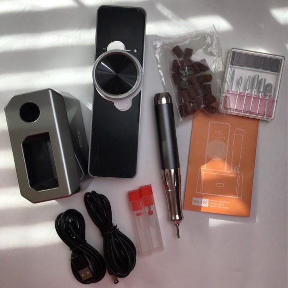 Portable 35,000 RPM Electric Nail Drill - Picture 2 of 13